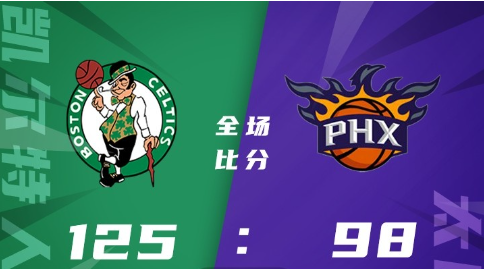 太阳98-125惨败凯尔特人