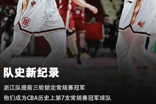 2023CBA常规赛冠军浙江队