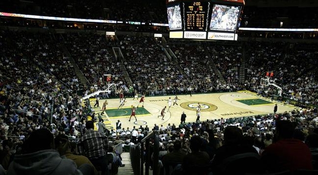 NBA超音速队当时的主场在哪？